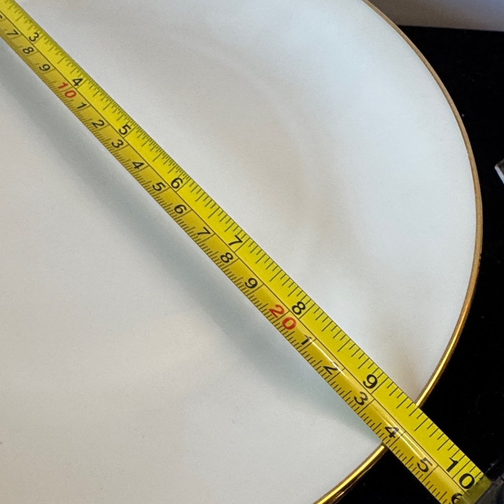 Seltmann Weiden Elegant Cream and Gold Dinner Plate 9 1/2“   Set of 3. - Picture 6 of 6